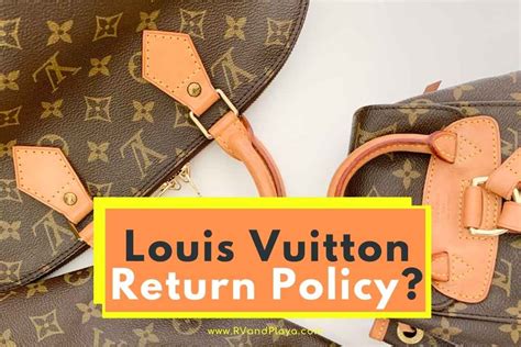 louis vuitton return of purchase.